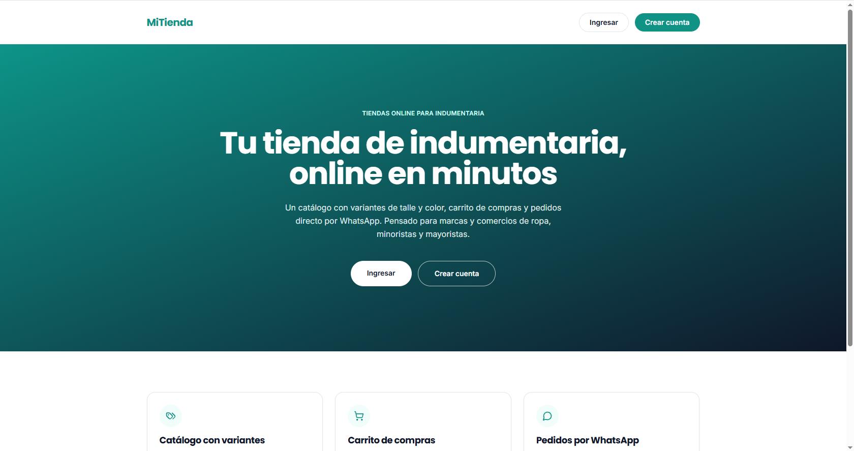MiTienda - vista previa